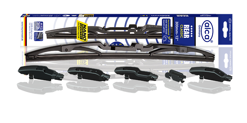 Tergicristalli Ibridi HEYNER IBRIDO BLATES Per Citroen C4 Grand Picasso 2006-2008, Set Da 3 Pezzi